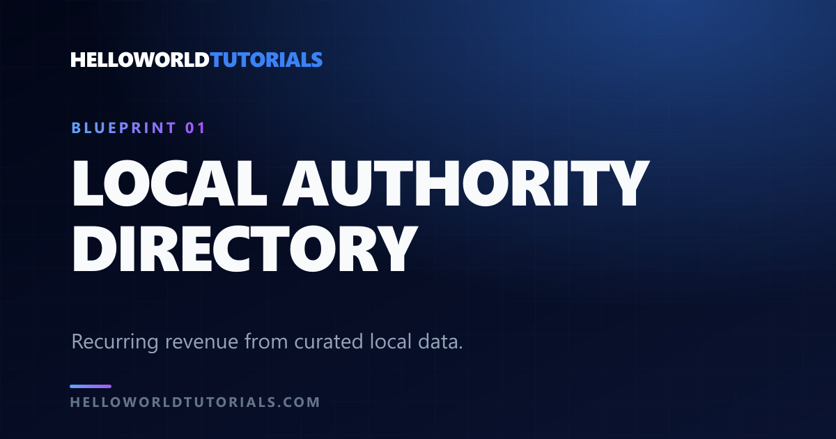 Local Authority Directory Engine